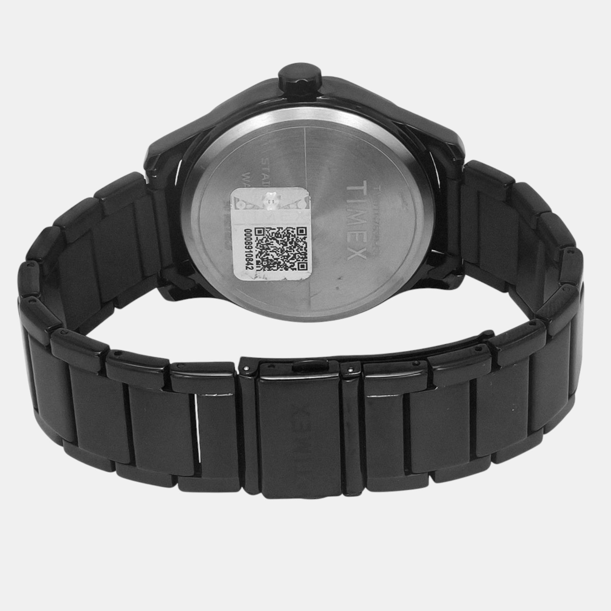 E Class Men Quartz Black Dial Multi-Function Stainless Steel Watch TW0TG7630