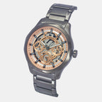 E Class Men Quartz Copper Dial Multi-Function Stainless Steel Watch TW0TG7631