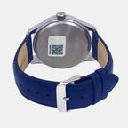 Fashion Men Quartz Blue Dial Multi-Function Leather Watch TW0TG7632