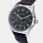 Signio Men Quartz Dial Multi-Function Leather Watch TW0TG7633