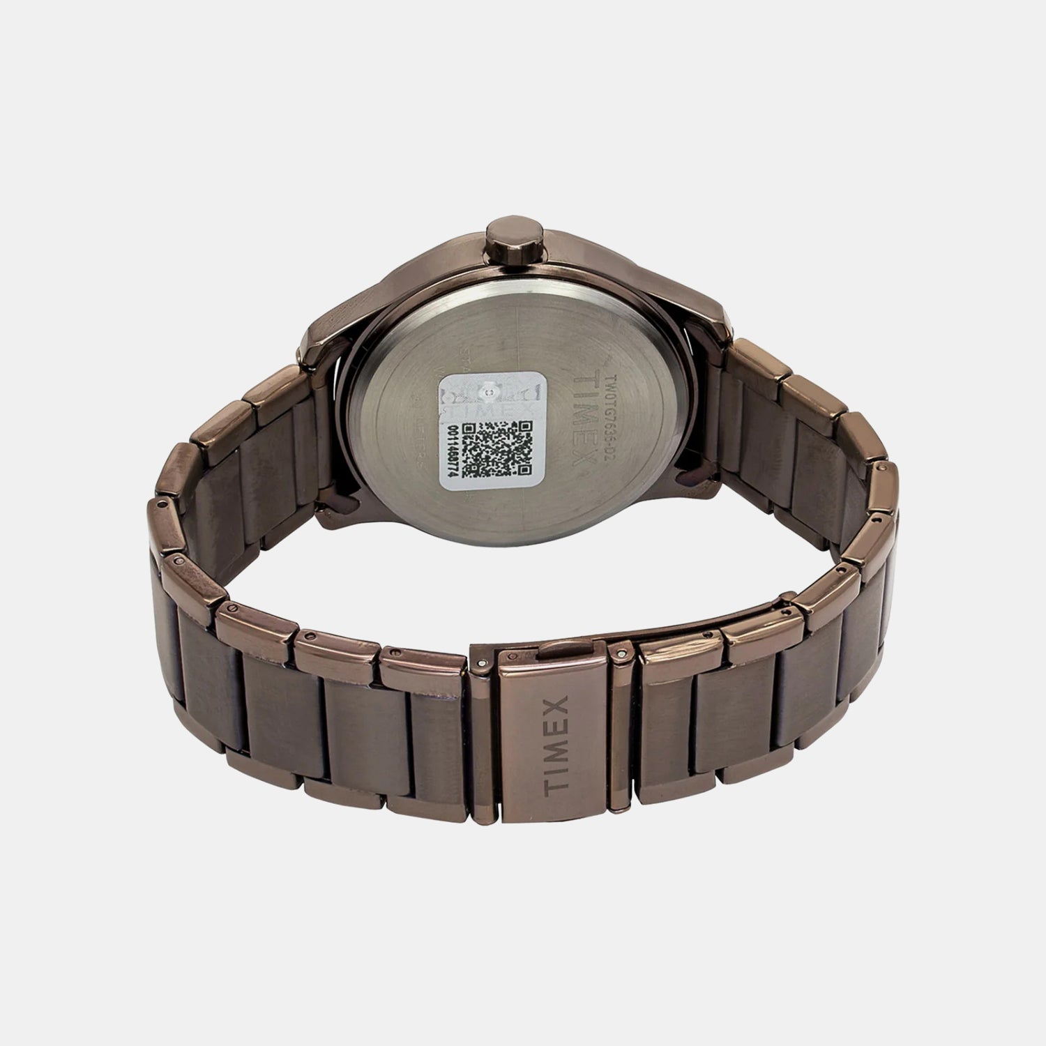 Fashion Men Quartz Brown Dial Multi-Function Stainless Steel Watch TW0TG7636