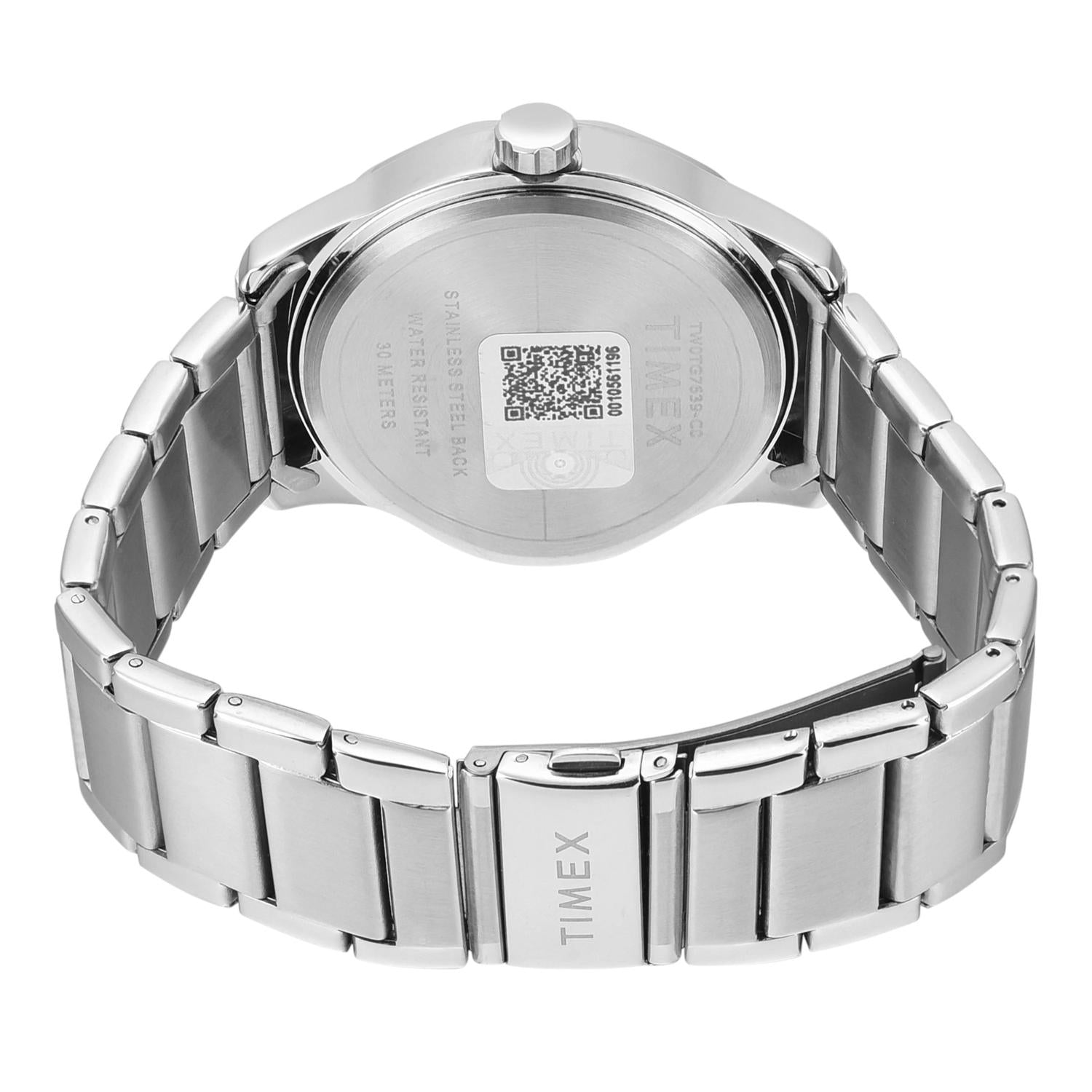 Fashion Men Quartz Tiffany Blue Dial Multi-Function Stainless Steel Watch TW0TG7639