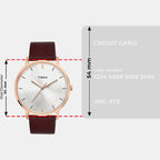 Trendline Men Quartz Dial Analog Leather Watch TW0TG8014