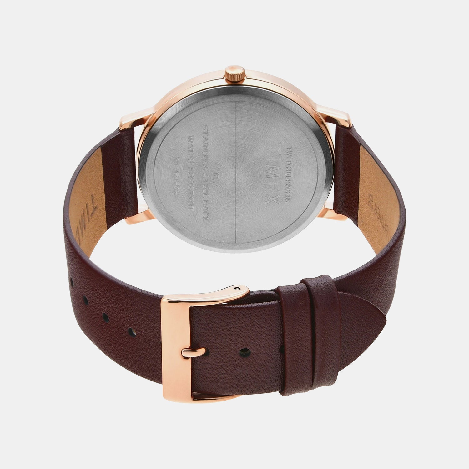 Classics Men Quartz Silver Dial Analog Leather Watch TW0TG8014