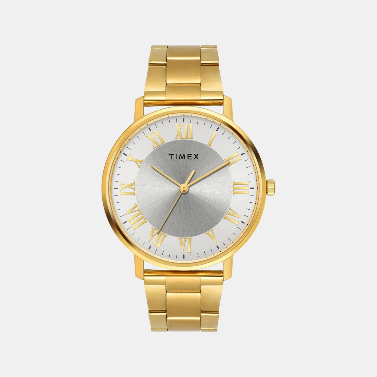 Trendline Men Quartz Silver Dial Analog Stainless Steel Watch TW0TG8023