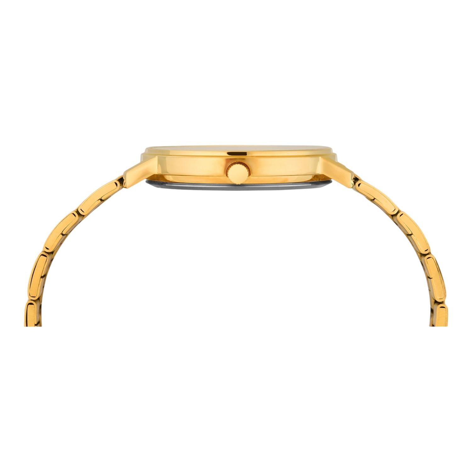 Fashion Men Quartz Silver Dial Analog Stainless Steel Watch TW0TG8023