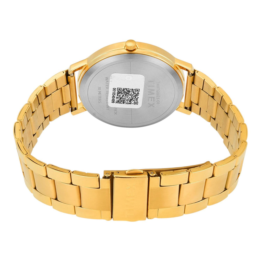 Fashion Men Quartz Silver Dial Analog Stainless Steel Watch TW0TG8023