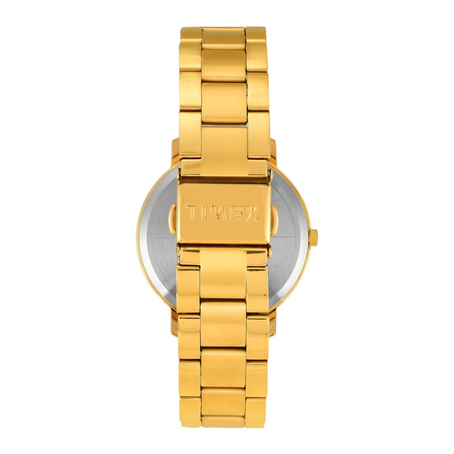 Fashion Men Quartz Silver Dial Analog Stainless Steel Watch TW0TG8023