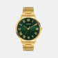 Fashion Men Quartz Green Dial Analog Stainless Steel Watch TW0TG8024