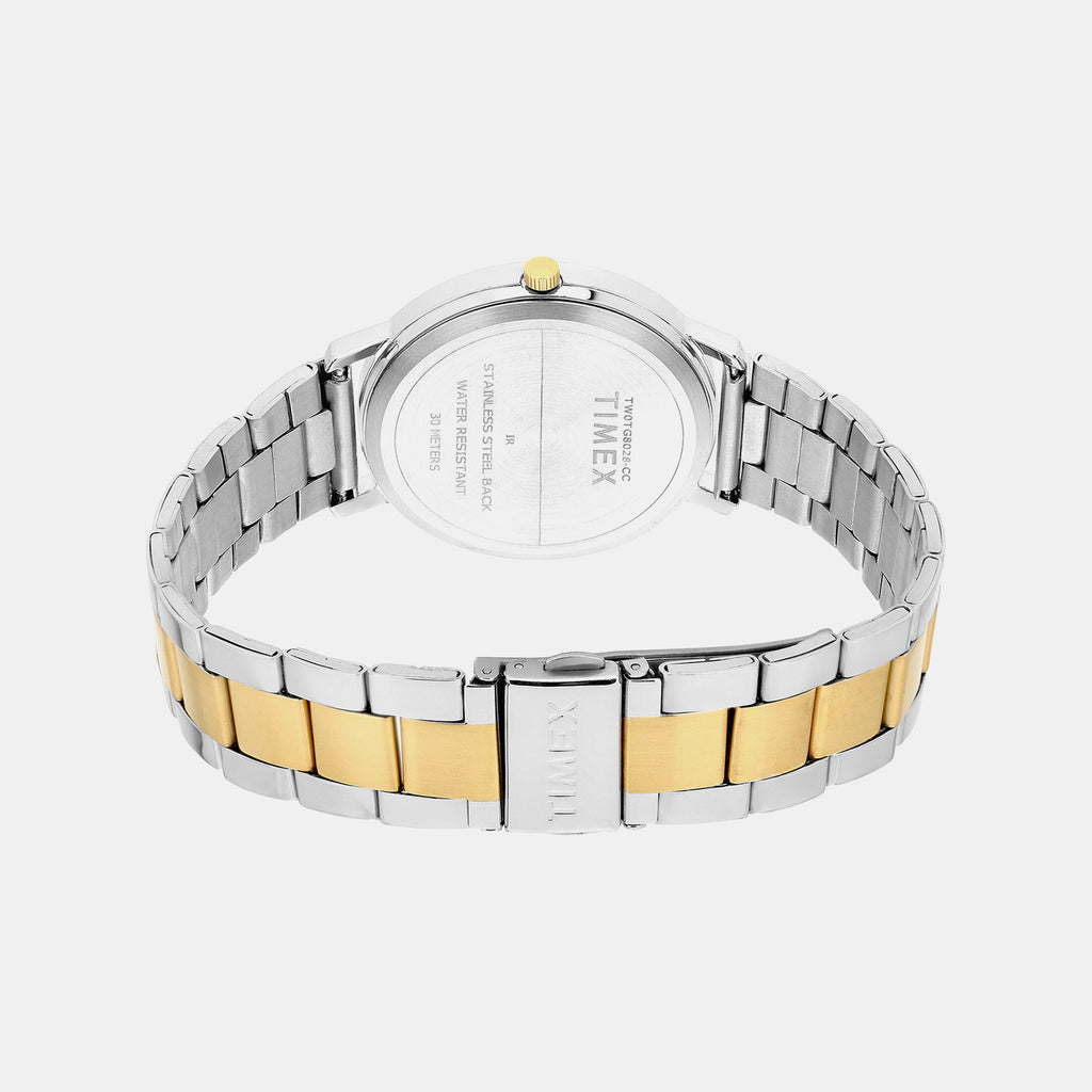 Trendline Men Quartz Dial Analog Stainless Steel Watch TW0TG8028