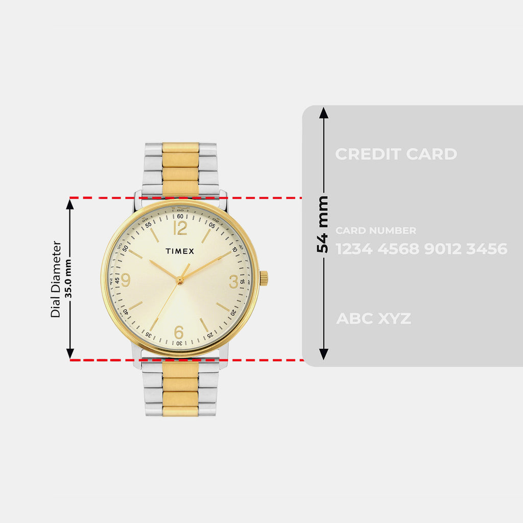 Trendline Men Quartz Dial Analog Stainless Steel Watch TW0TG8028