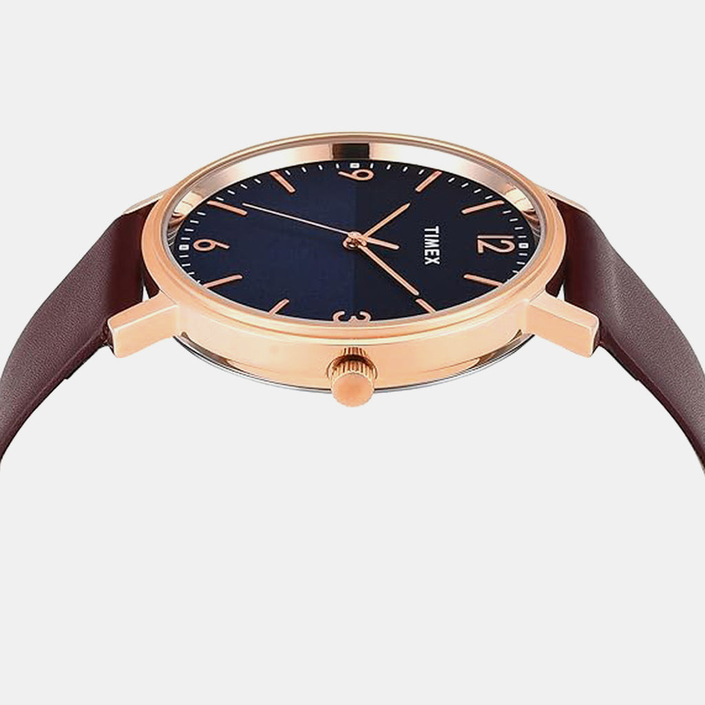 Trendline Men Quartz Dial Analog Leather Watch TW0TG8030