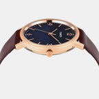 Trendline Men Quartz Dial Analog Leather Watch TW0TG8030