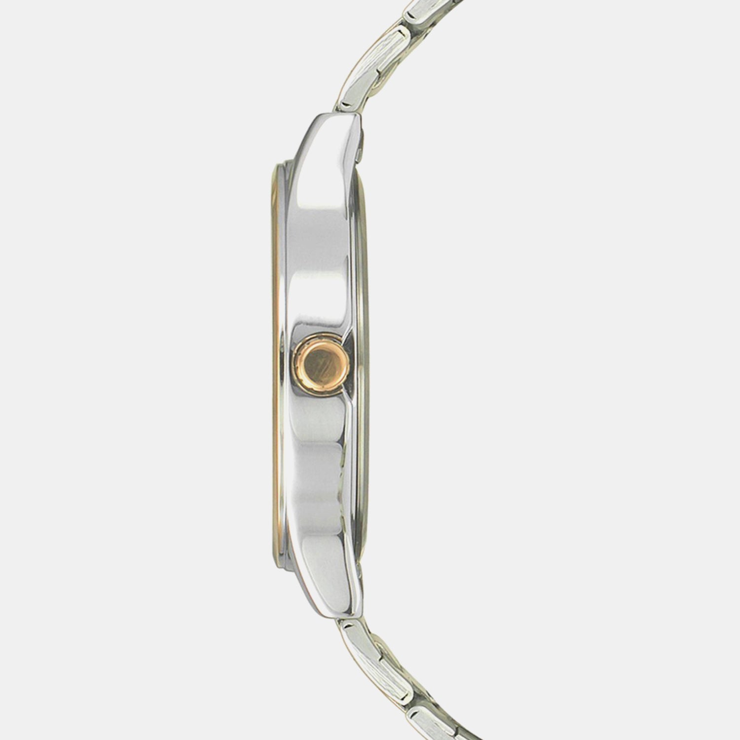 Fashion Men Quartz Black Dial Analog Stainless Steel Watch TW0TG8305