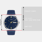 Classics  Men Quartz Dial Analog Leather Watch TW0TG8310