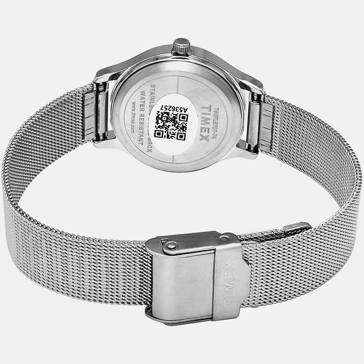 Trendline Women Quartz Blue Dial Analog Mesh Watch TW0TL8707