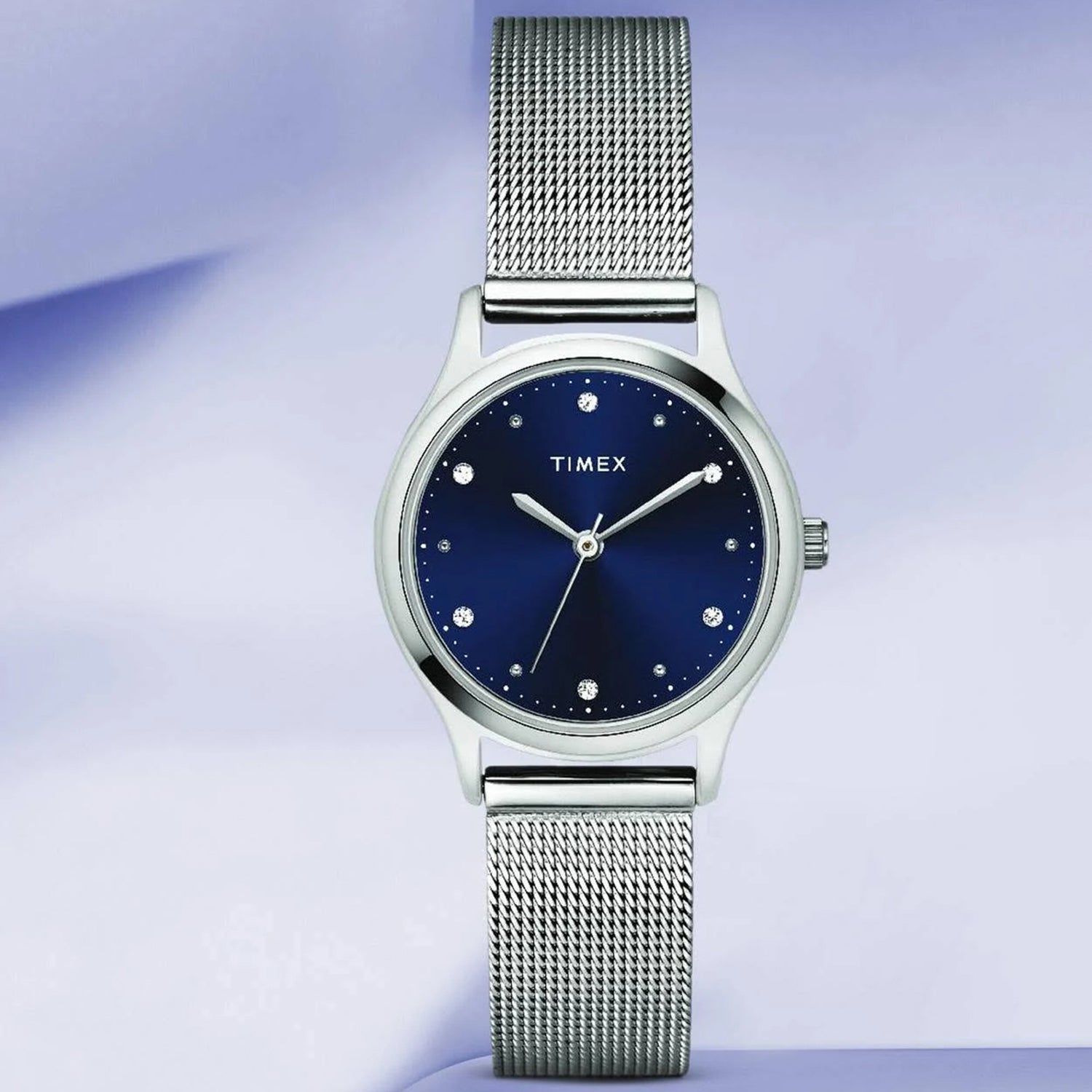 Classics Women Quartz Blue Dial Analog Mesh Watch TW0TL8707