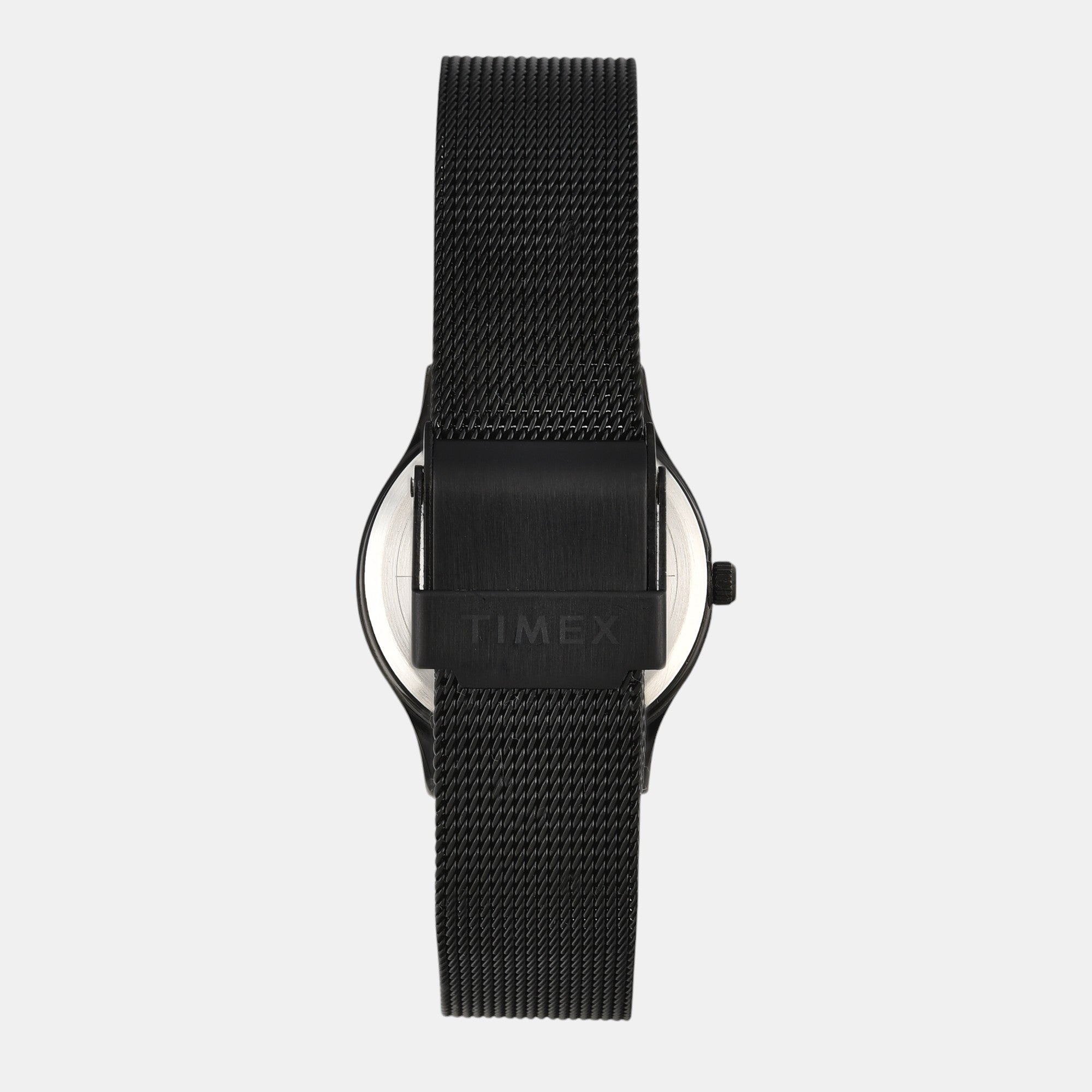 Fashion Women Quartz Black Dial Analog Stainless Steel Watch TW0TL8716