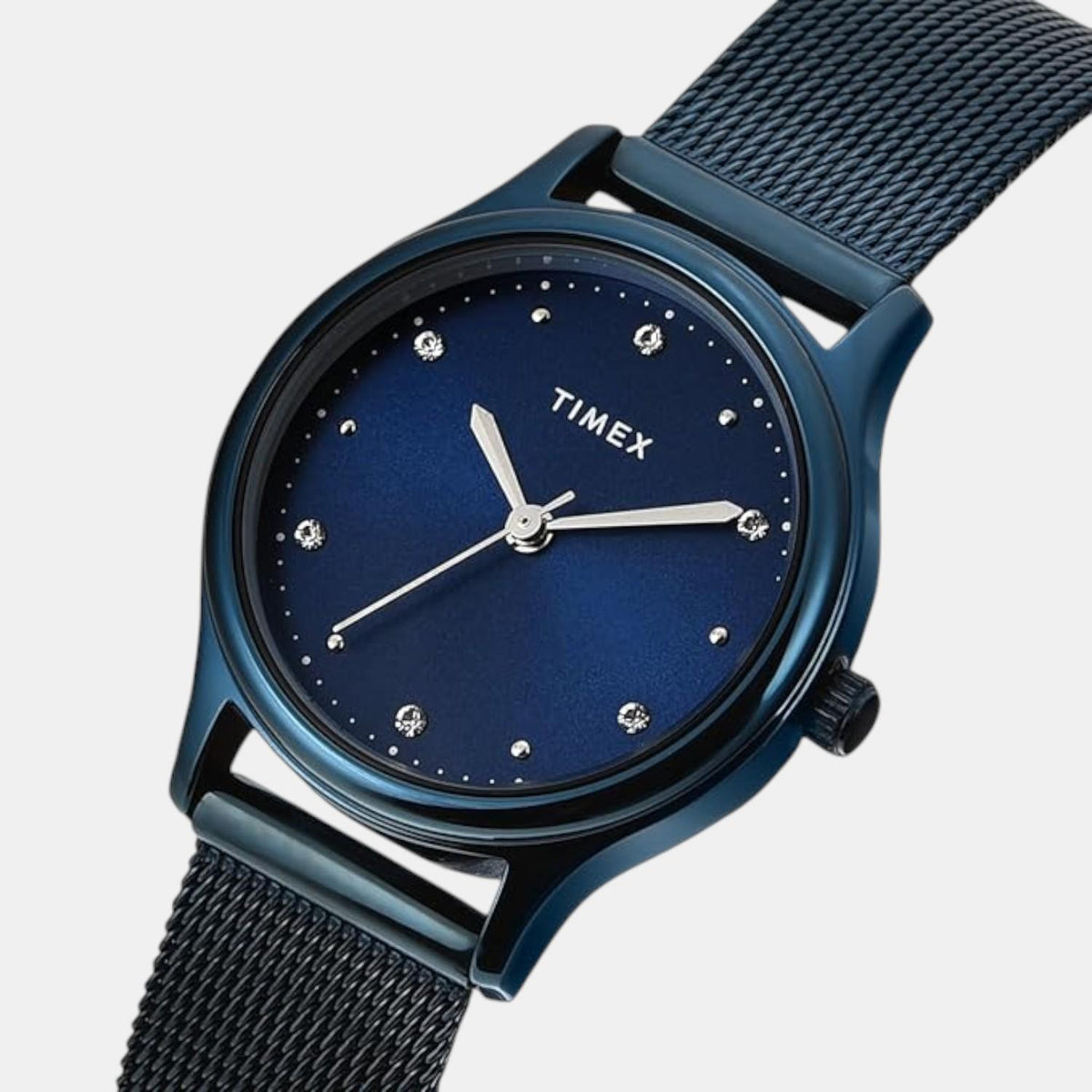 Trendline Women Quartz Blue Dial Analog Stainless Steel Watch TW0TL8717