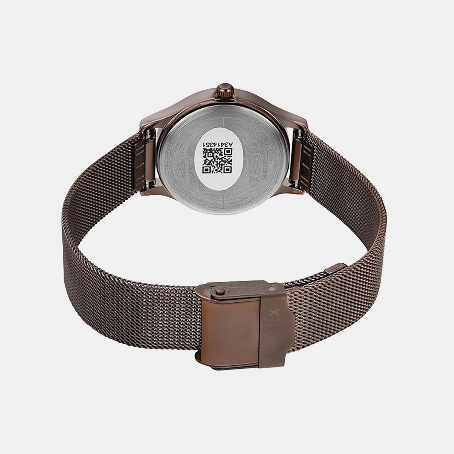 Fashion Women Quartz Brown Dial Analog Mesh Watch TW0TL8718