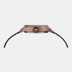 Fashion Women Quartz Brown Dial Analog Stainless Steel Watch TW0TL8718