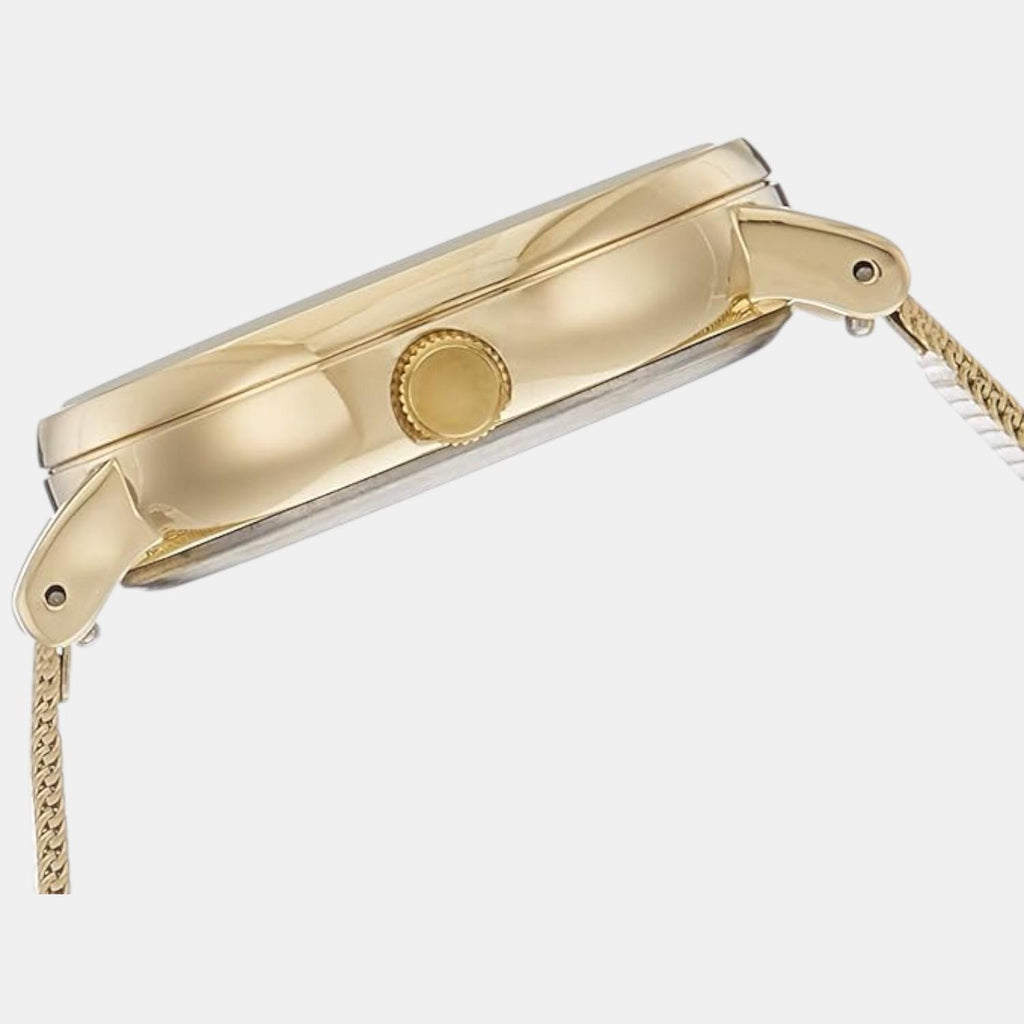 Women Quartz Cream Dial Analog Stainless Steel Watch TW2R26500