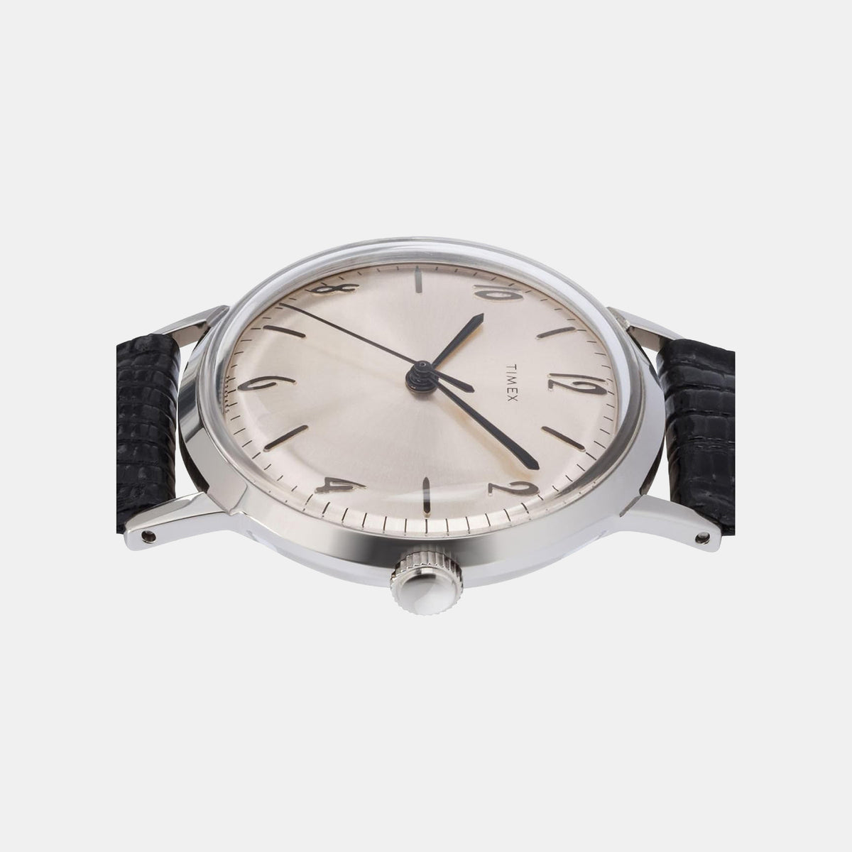 Marlin Men Mechanical Silver Dial Analog Leather Watch TW2R47900U9
