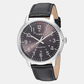 Men's Black Analog Leather Watch TW2R85500