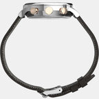 Men Quartz Black Dial Analog Leather Watch TW2T71500UJ