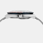 Q Timex Men Quartz Blue Dial Analog Stainless Steel Watch TW2T80700U9