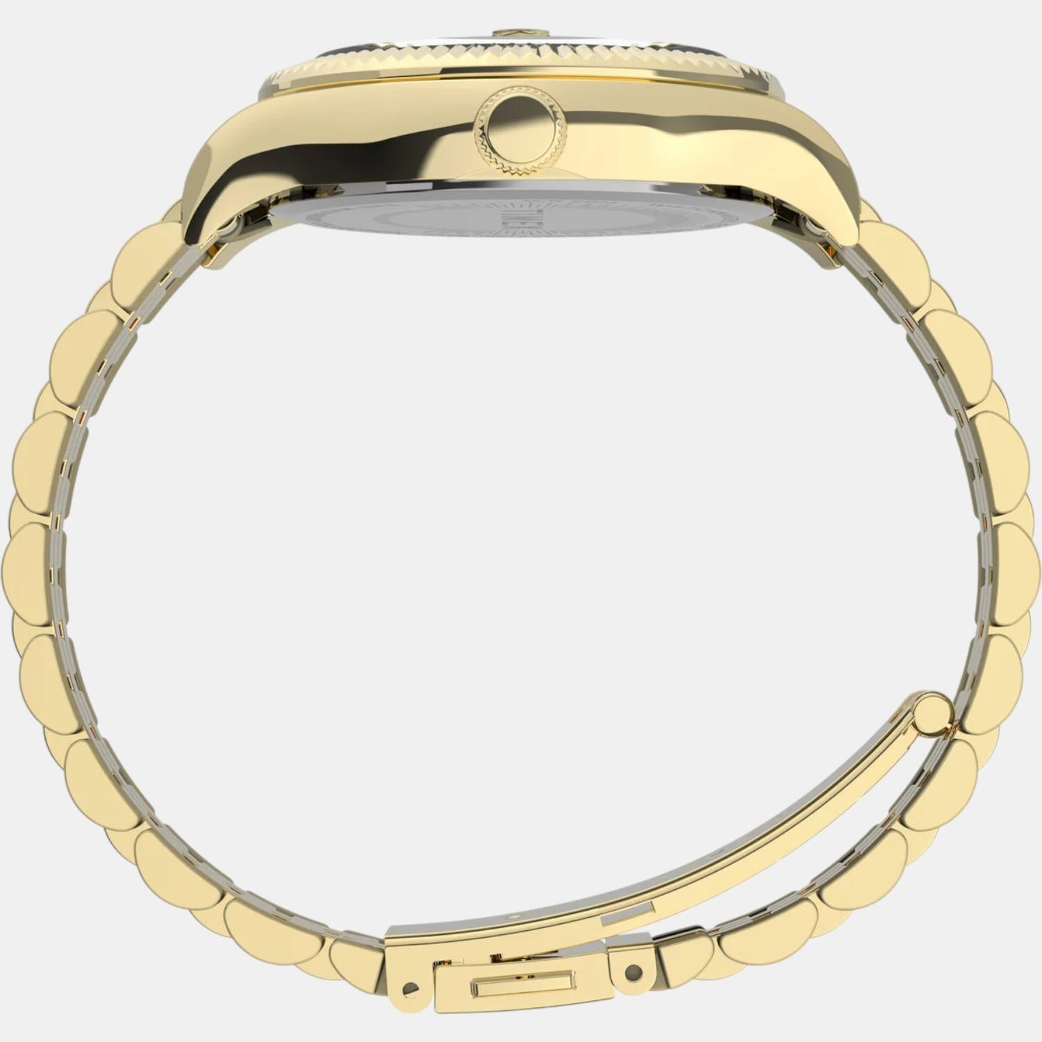 Women Quartz Gold Dial Analog Stainless Steel Watch TW2T86900UJ