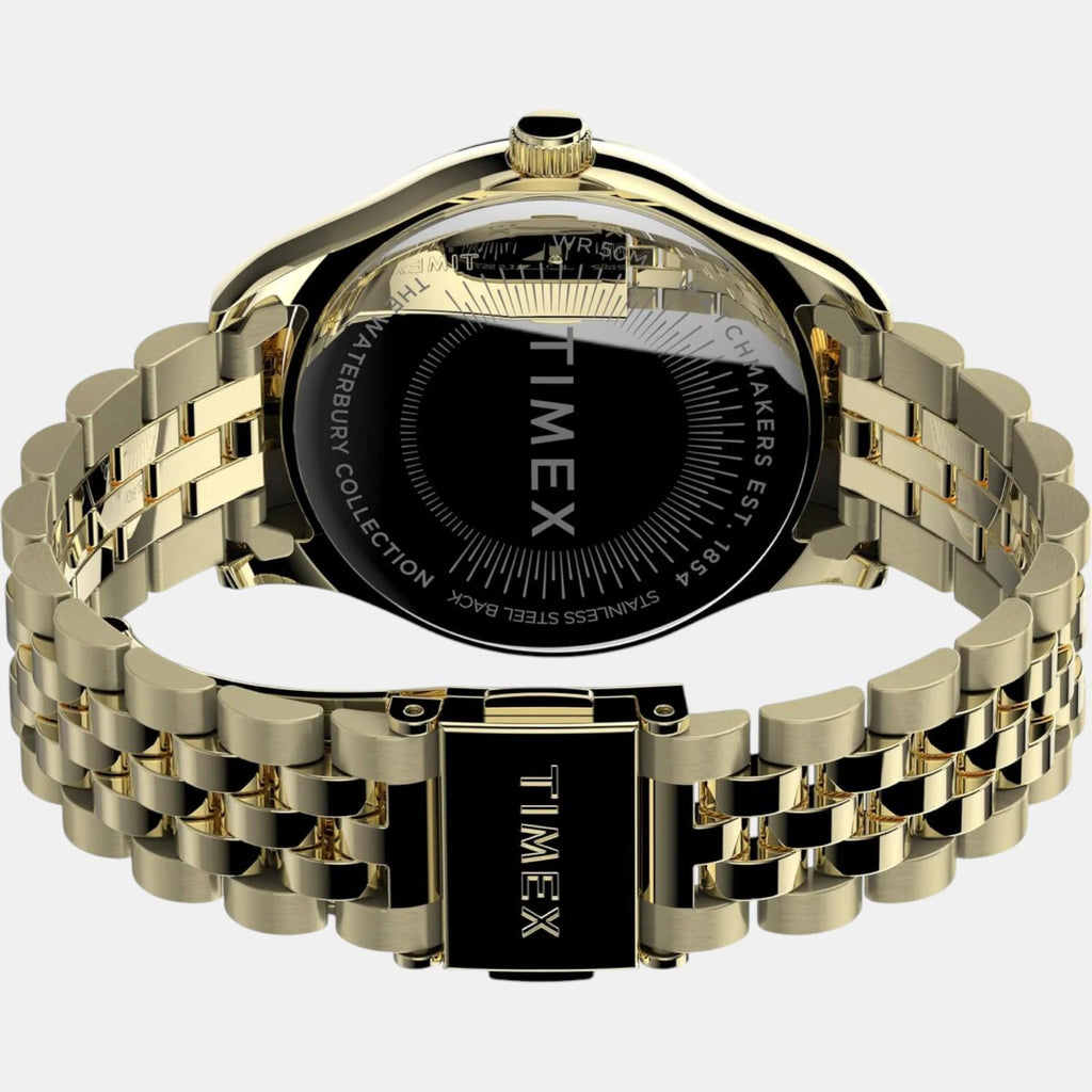 Women Quartz Gold Dial Analog Stainless Steel Watch TW2T86900UJ