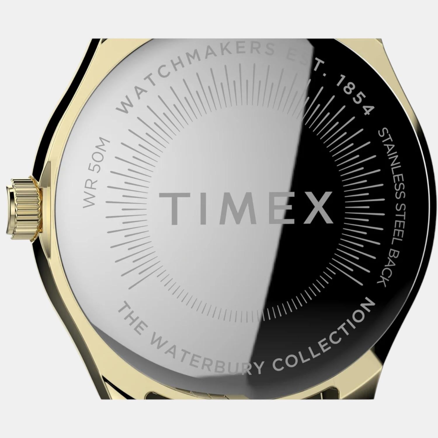 Women Quartz Gold Dial Analog Stainless Steel Watch TW2T86900UJ