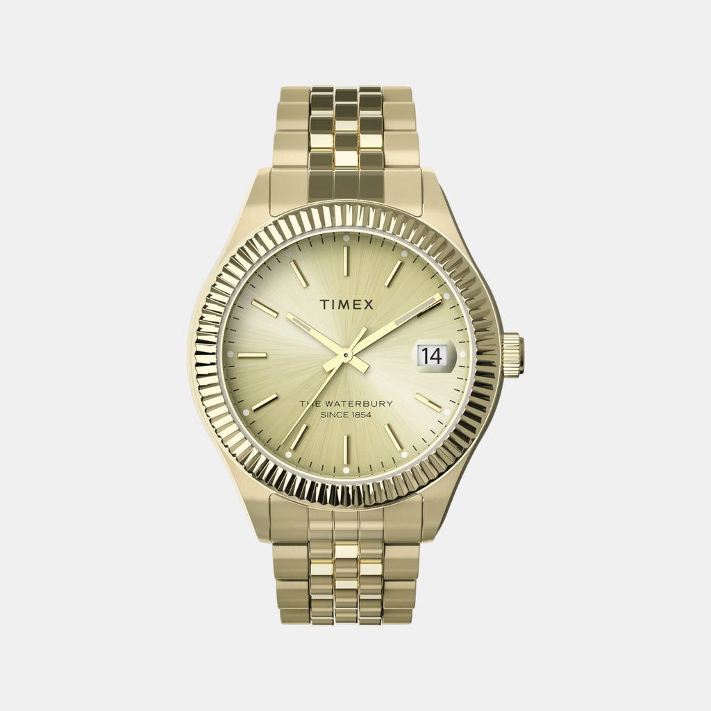 Women Quartz Gold Dial Analog Stainless Steel Watch TW2T86900UJ