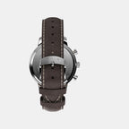 Men Quartz White Dial Analog Leather Watch TW2U38800UJ