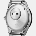 Q Timex Reissue Men Quartz White Dial Analog Stainless Steel Watch TW2U61200U9