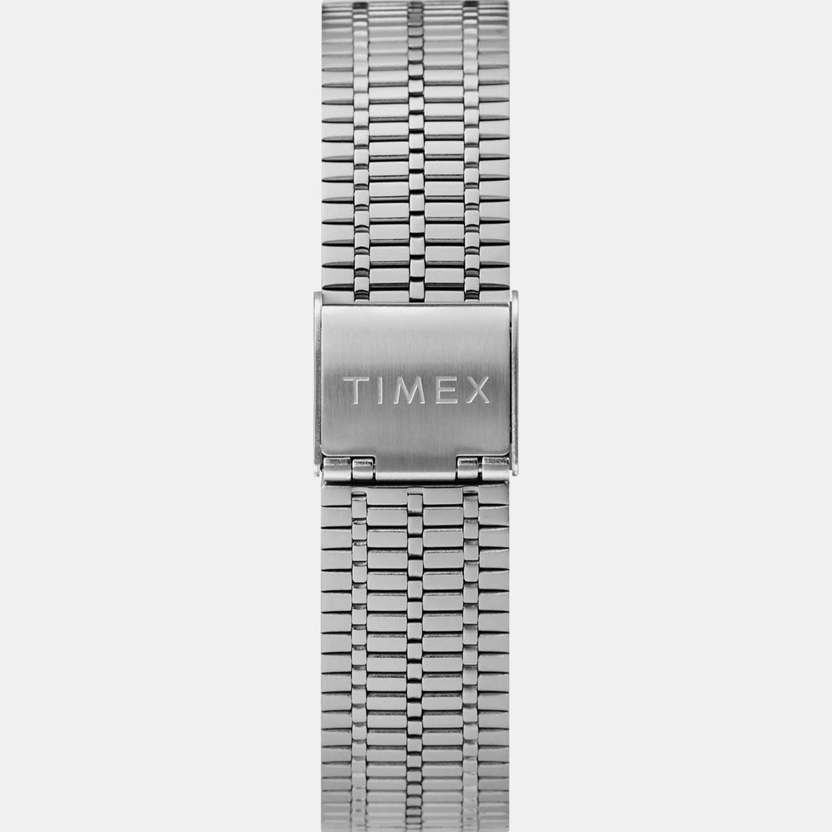 Q Timex Men Quartz White Dial Analog Stainless Steel Watch TW2U61200U9