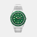 Men Quartz Green Dial Analog Stainless Steel Watch TW2U61700U9