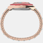 Women Quartz Pink Dial Analog Stainless Steel Watch TW2U81500UJ