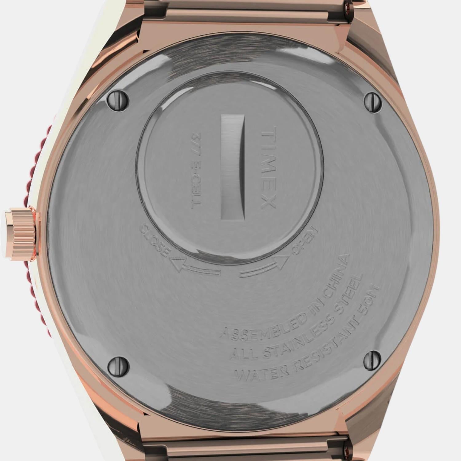 Women Quartz Pink Dial Analog Stainless Steel Watch TW2U81500UJ