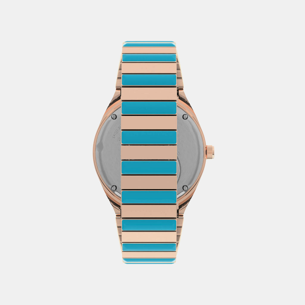 Women Quartz Pink Dial Analog Stainless Steel Watch TW2U81500UJ
