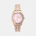 Women Quartz Pink Dial Analog Stainless Steel Watch TW2U82800UJ