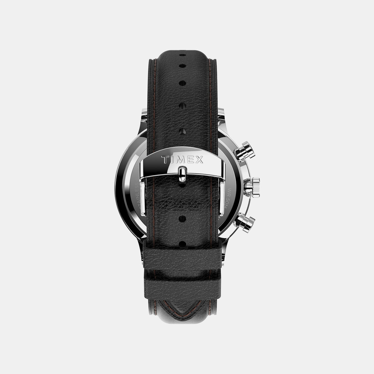 Men Quartz White Dial Analog Leather Watch TW2U88100UJ