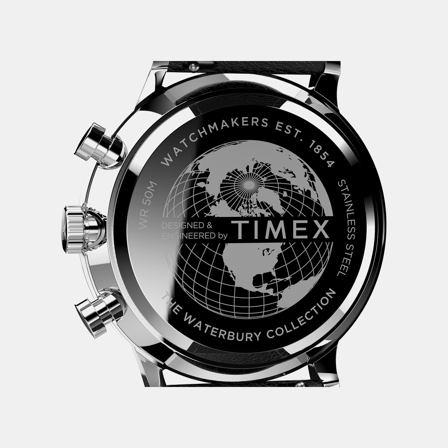 Men Quartz White Dial Analog Leather Watch TW2U88100UJ