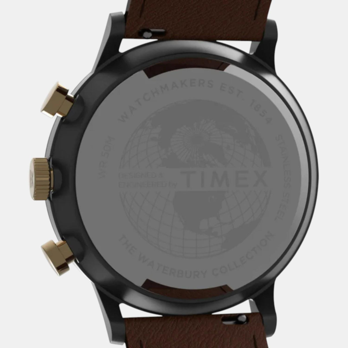 Waterbury Men Quartz Blue Dial Multi-Function Leather Watch TW2U88200UJ