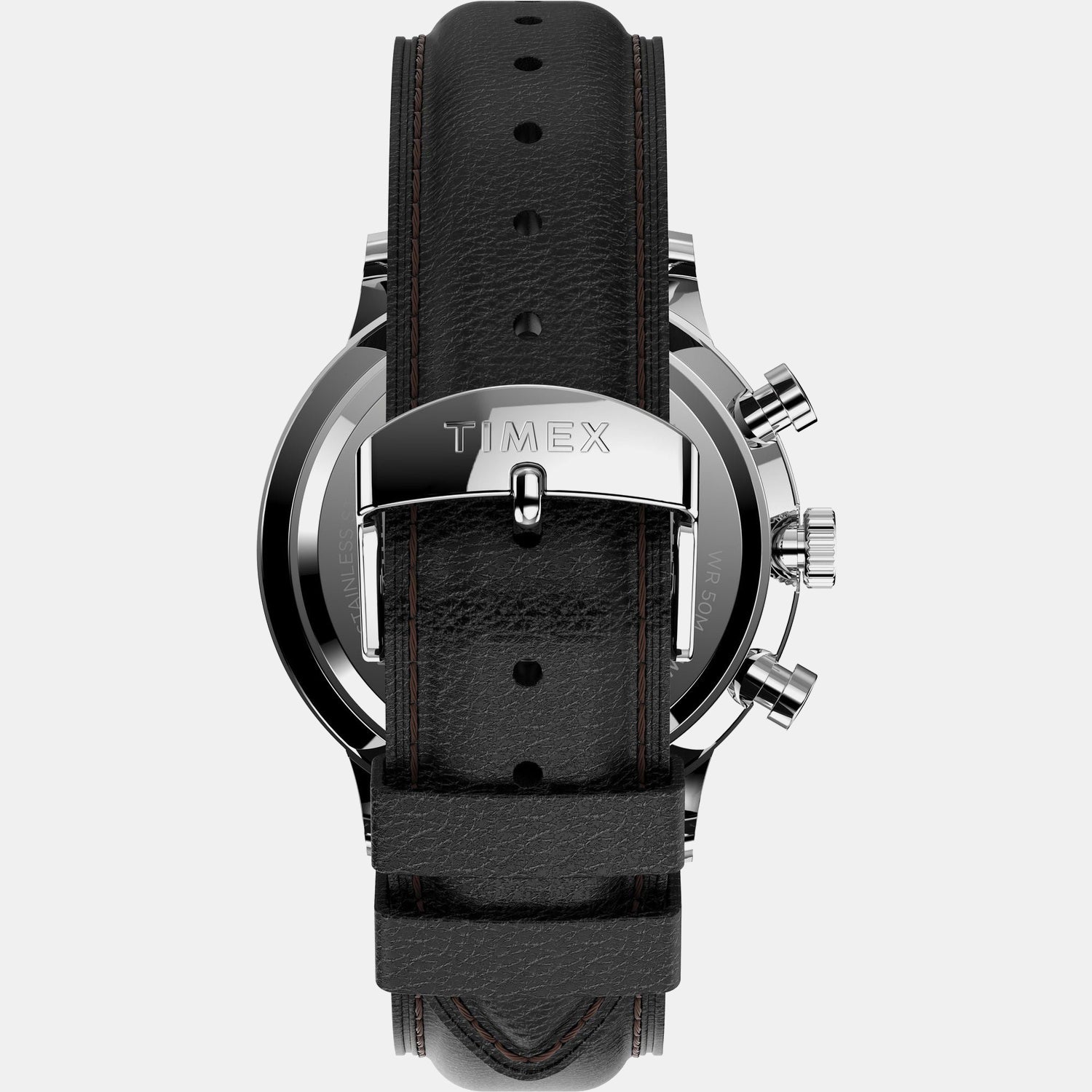 Waterbury Classic Men Quartz Black Dial Analog Leather Watch TW2U88300UJ