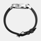 Men Quartz White Dial Analog Leather Watch TW2U88400UJ