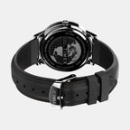 Men Quartz White Dial Analog Leather Watch TW2U88400UJ