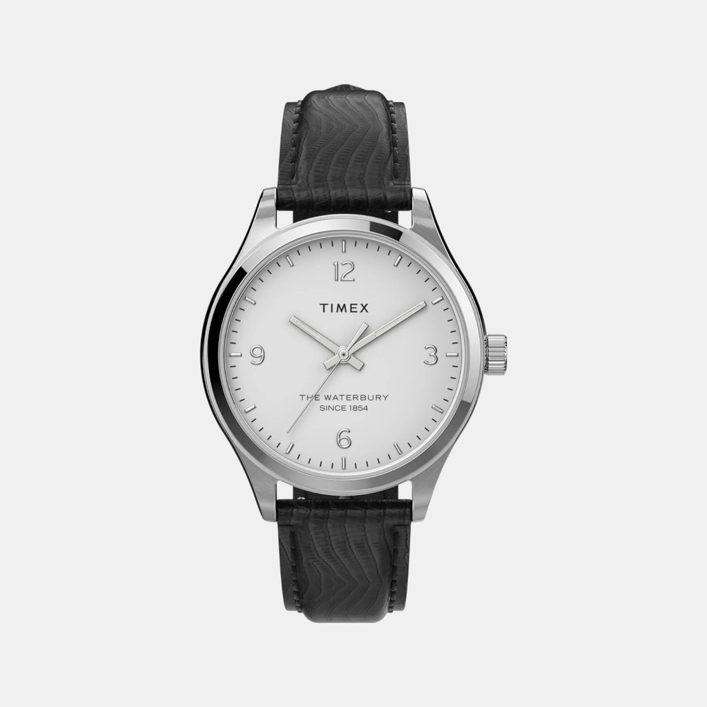 Women Quartz White Dial Analog Leather Watch TW2U97700UJ