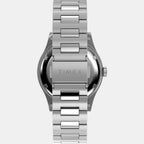 Men Quartz Silver Dial Analog Stainless Steel Watch TW2U99300UJ